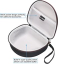 Estuche semi duro de Audífonos Plegables Tipo SONY MDR7605 LTGEM Funda de transporte