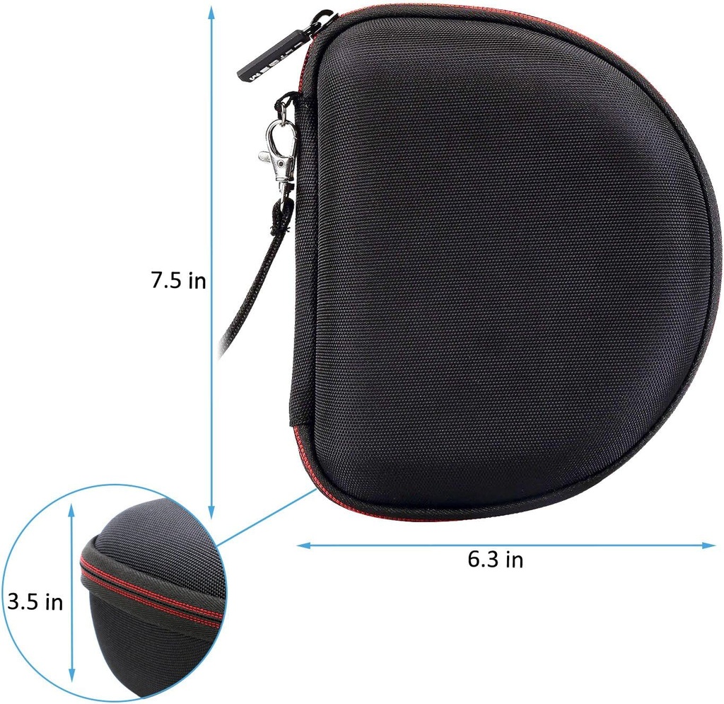 Estuche semi duro de Audífonos Plegables Tipo SONY MDR7605 LTGEM Funda de transporte