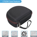 Estuche semi duro de Audífonos Plegables Tipo SONY MDR7605 LTGEM Funda de transporte