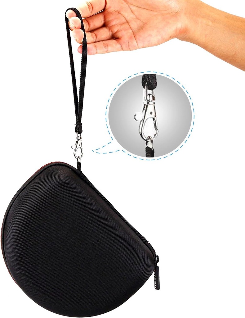 Estuche semi duro de Audífonos Plegables Tipo SONY MDR7605 LTGEM Funda de transporte