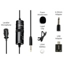 MOVO LV1-USB Micrófono de Balita conexión Plug mini TRRS y adaptador USB TRSpara teléfonos Android podcasts, Gaming, Twitch, YouTube, Entrevistas