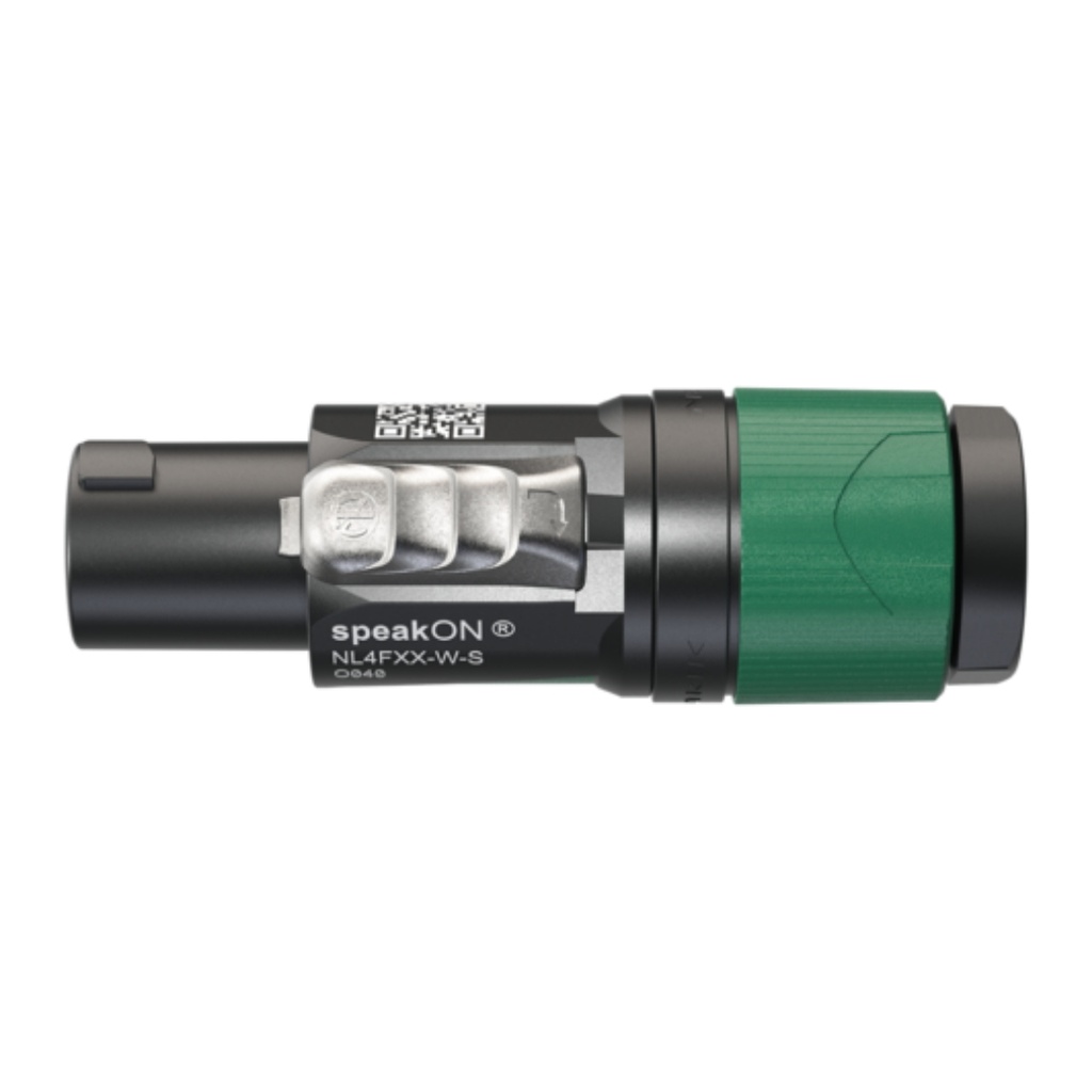 NEUTRIK NL4FXX-W-L CONECTOR SPEKON 4 polos, Para Cable Grurso De 10-16mm