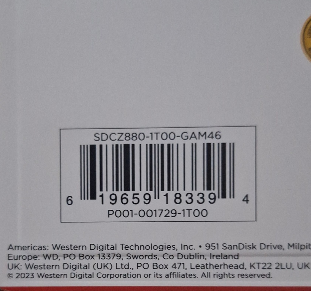SANDISK Original EXTREME PRO MEMORIA USB DE ESTADO SOLIDO 1TB 3.2