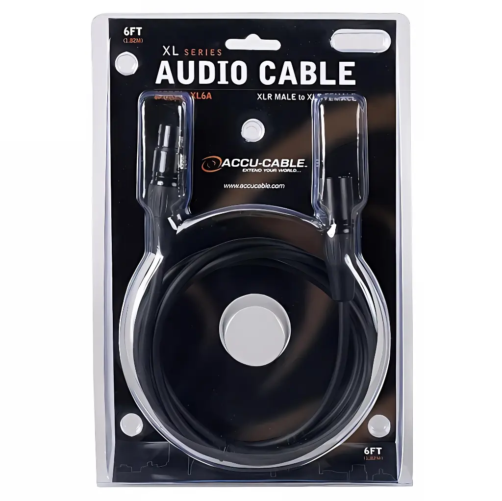 ACCU CABLE XL6A Cable de Micrófono XLR A XLR 1.8 MTS.webp