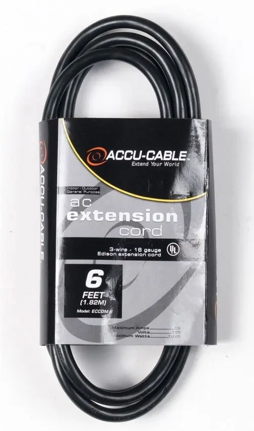 ACCU-CABLE ECCOM-6 DE ALIMENTACION CORRIENTE IEC A EDISON 1.80 MTS.webp
