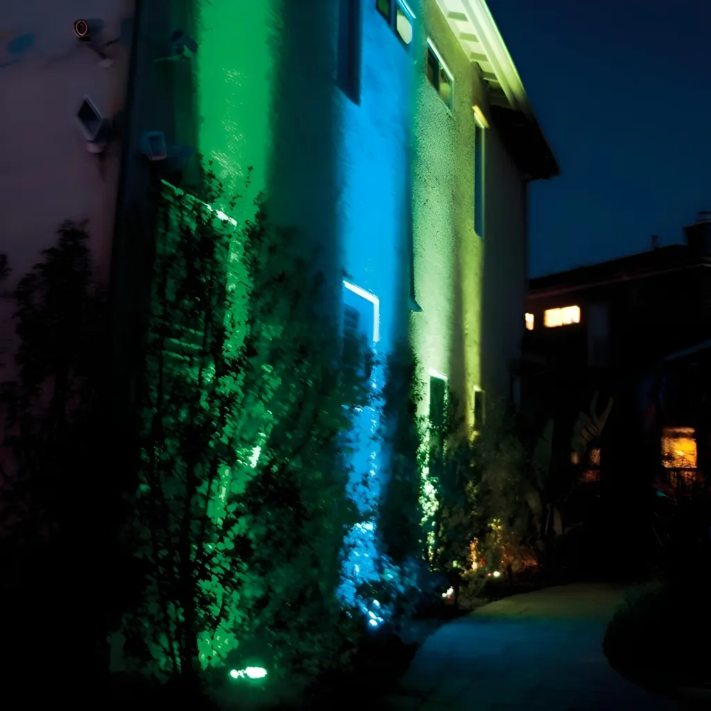 ADJ ELIMINATOR MEGA-FLAT-HEX-L-PAK4 DMX Par Led 4 x 20-Watt RGBLA+UV Combo De 4 (10).webp