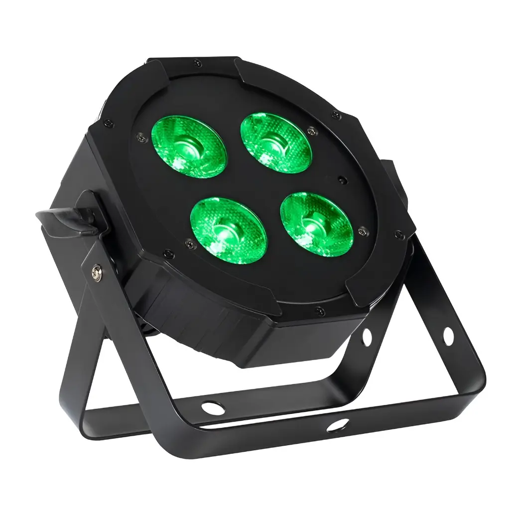 ADJ ELIMINATOR MEGA-FLAT-HEX-L-PAK4 DMX Par Led 4 x 20-Watt RGBLA+UV Combo De 4.webp