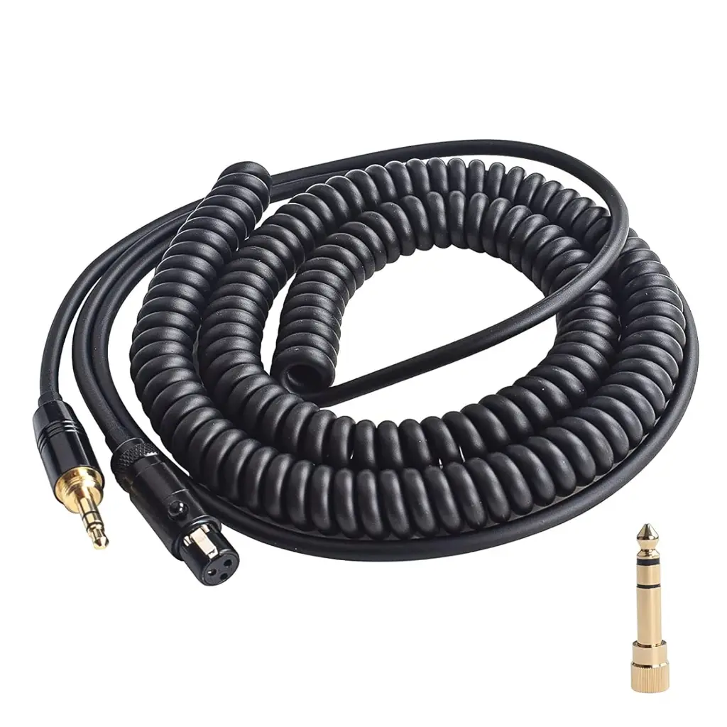 GENERICO Cable Reemplazo para Audífonos AKG K240 Cable de audio en espiral de repuesto K240 para AKG K240 MKII Q701 K702 K712 K141 K171 K181 K271 K371 K241 K175 K275 K775 KK553 M220 (1).webp