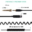 GENERICO Cable Reemplazo para Audífonos AKG K240 en espiral K141 K171 K175 K181 K241 K271 K275 K371 K702 K712 K775 (1).webp