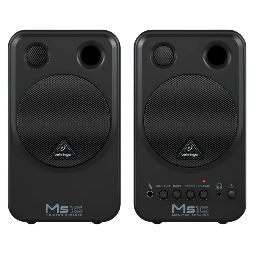 BEHRINGER MS-16 Monitores De Estudio Amplificados 16W (EL PAR)