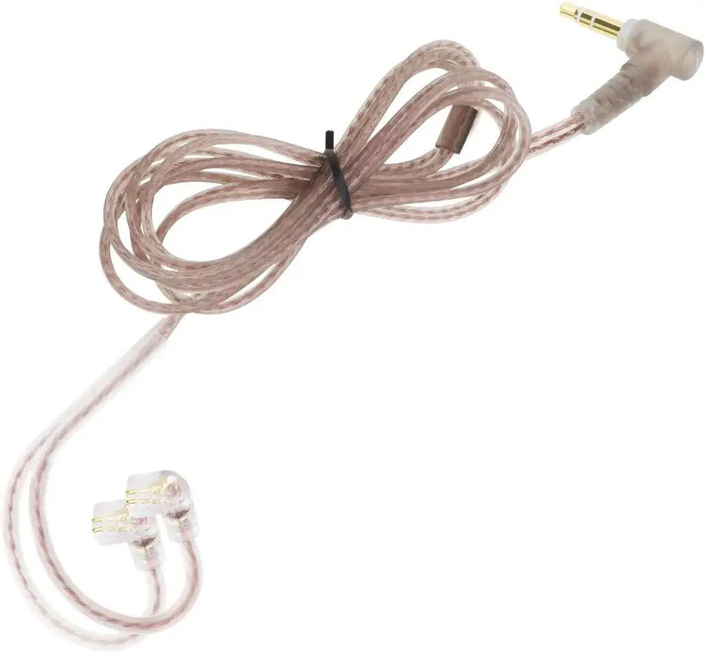 CABLE IN-EAR IEM compatible con cable estéreo KZ ZST/ZSR/ED12/ES3/ES4/ZS10/AS06