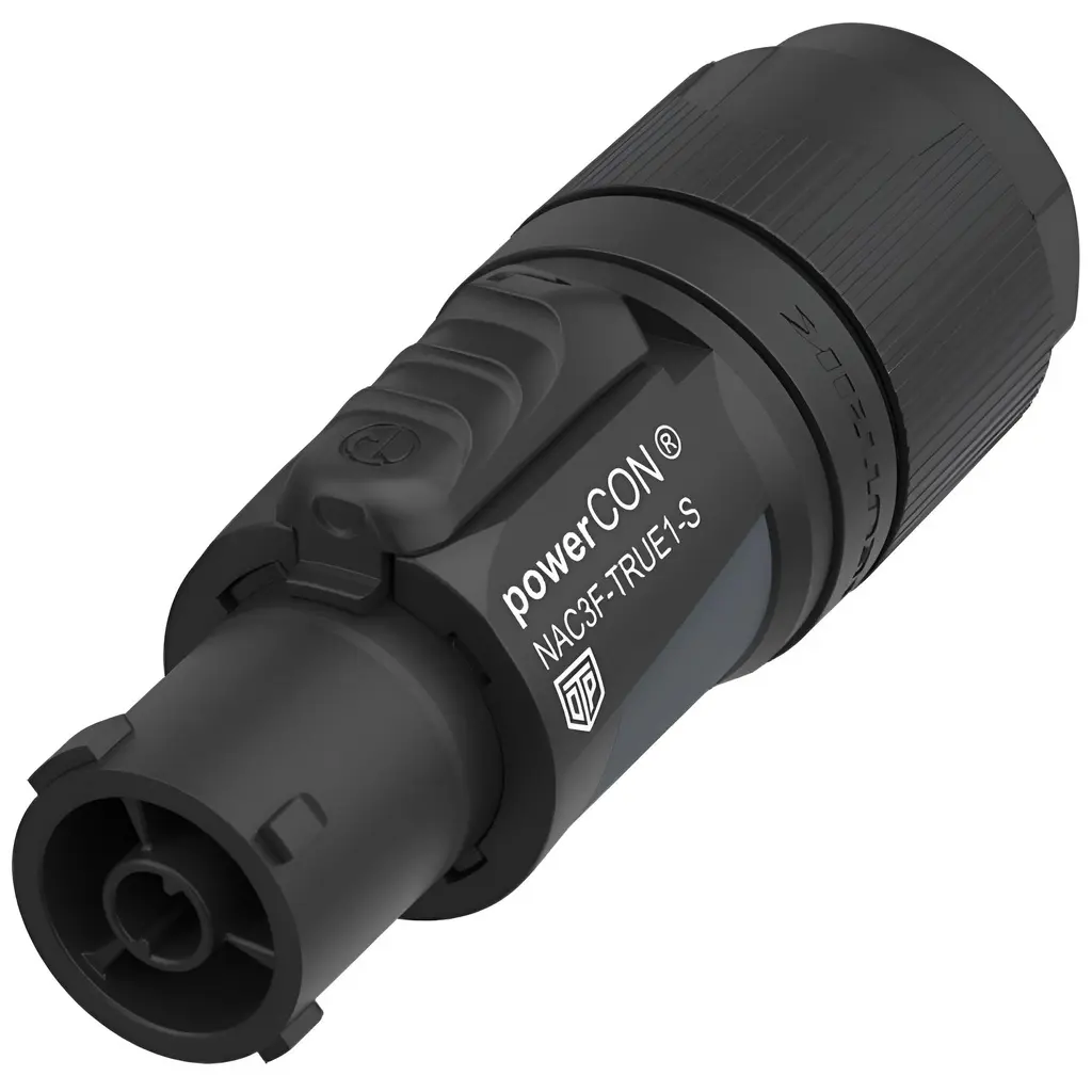 NEUTRIK NAC3F-TRUE1-S POWERCON CORRIENTE 20A 250V AEREO IP65 o IP67