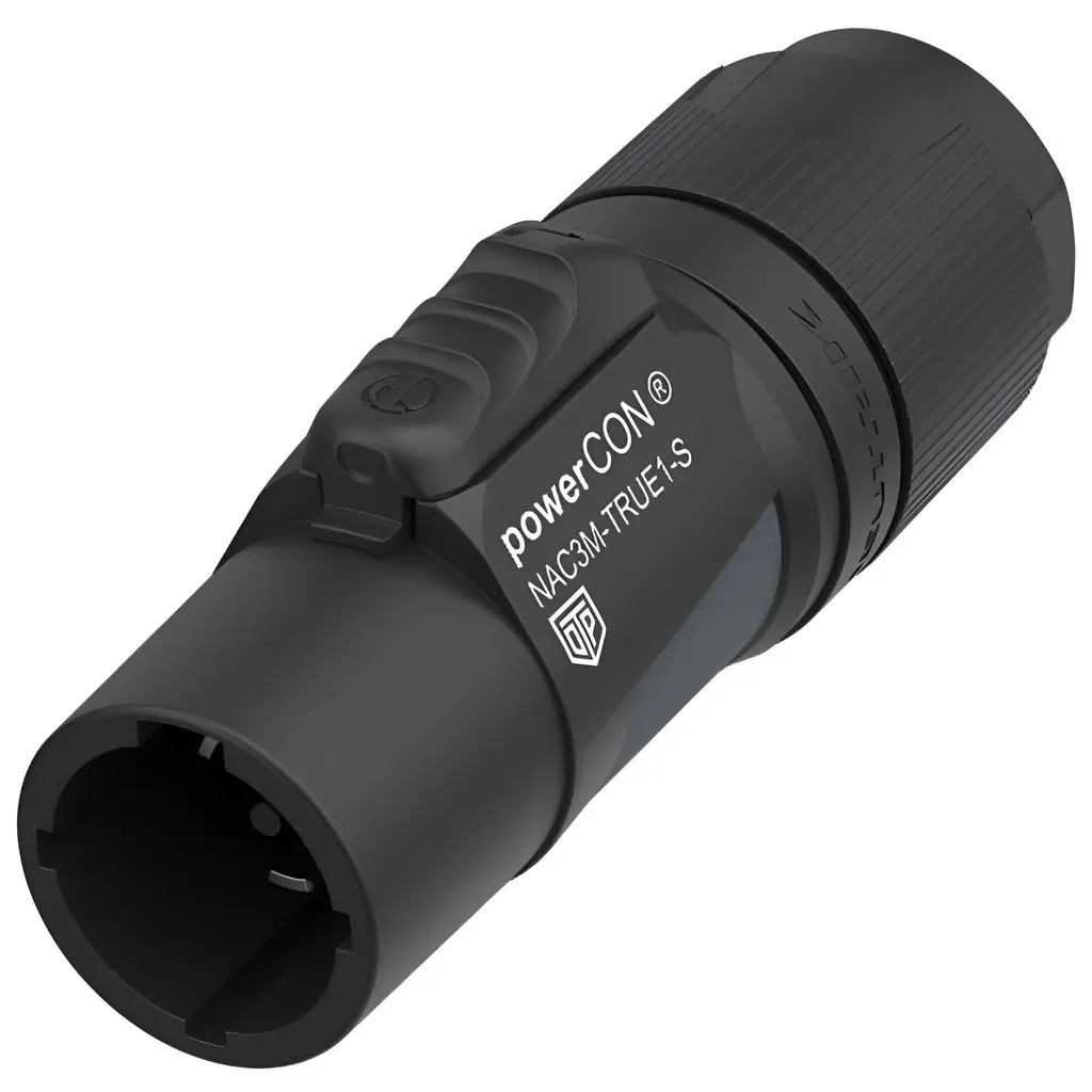 NEUTRIK NAC3M-TRUE1-S POWERCON CORRIENTE 20A 250V AEREO IP65 o IP67