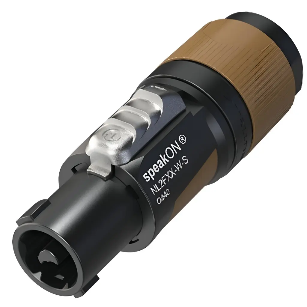 NEUTRIK NL2FXX-W-S CONECTOR SPEAKON 2 PIN AEREO