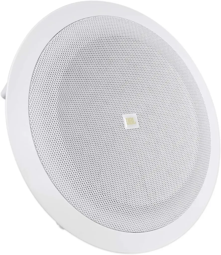 JBL 8128 Altavoz de techo de rango completo de 8" Linea 70V/100V 20W para Ambiente Musical