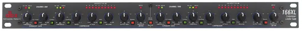 DBX 166XL Compresor  Limitador y Puerta Analogico  