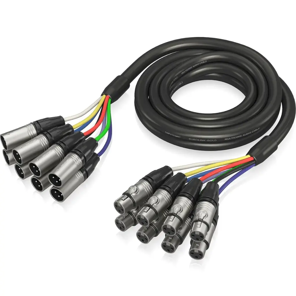 BEHRINGER GMX-300 Cable Snake 8 XLR Hembras a 8 XLR Machos 3MTS