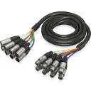 BEHRINGER GMX-300 Cable Snake 8 XLR Hembras a 8 XLR Machos 3MTS