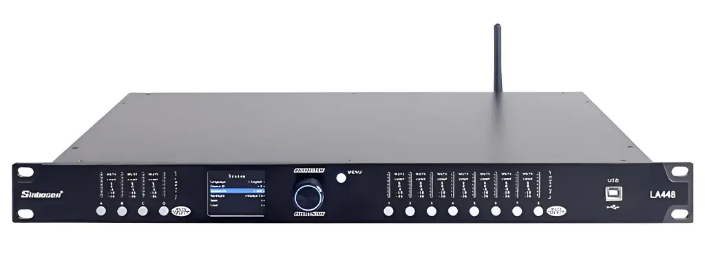 SINBOSEN LA448 Procesador De Audio digital 4X8 Con WiFi y filtro FIR