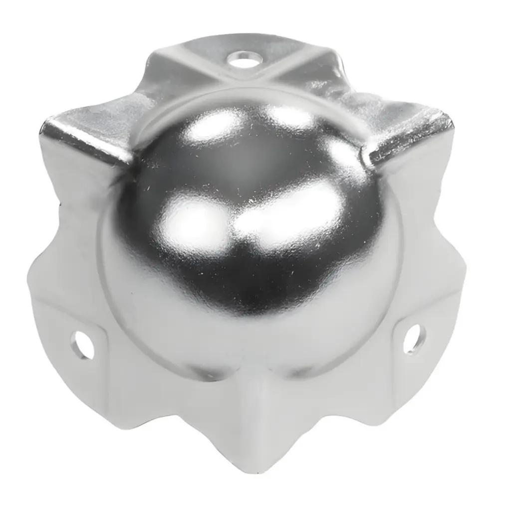 PENN ELCOM C1351Z ESQUINERO DE BOLA DE 3 HUECOS PARA RACK Con Guía Troquelada de 30mm para perfil