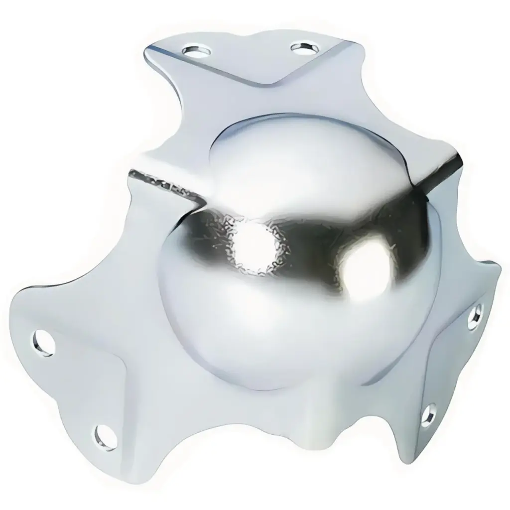 PENN ELCOM C1340/30Z ESQUINERO DE BOLA DE 6 HUECOS PARA RACK Con Guía Troquelada Para Angulo De 30mm