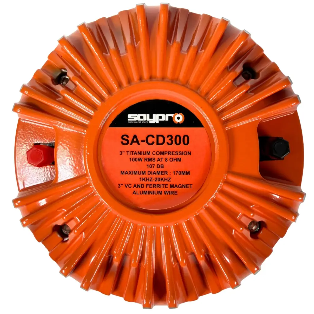 SAYPRO SA-CD300 Agudo Driver 100W RMS Membrana 3″ de Titanio 