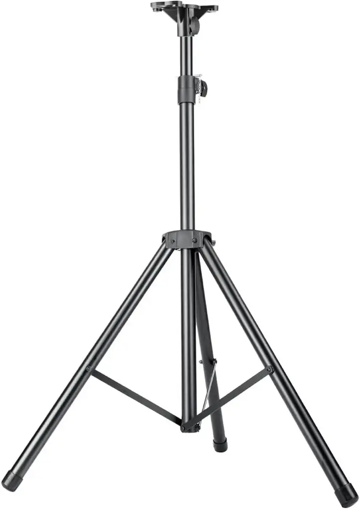 PARALES DE CORNETA IS-502B STAND TRIPODE DE METAL COLOR NEGRO SOPORTA HASTA 60Kg 