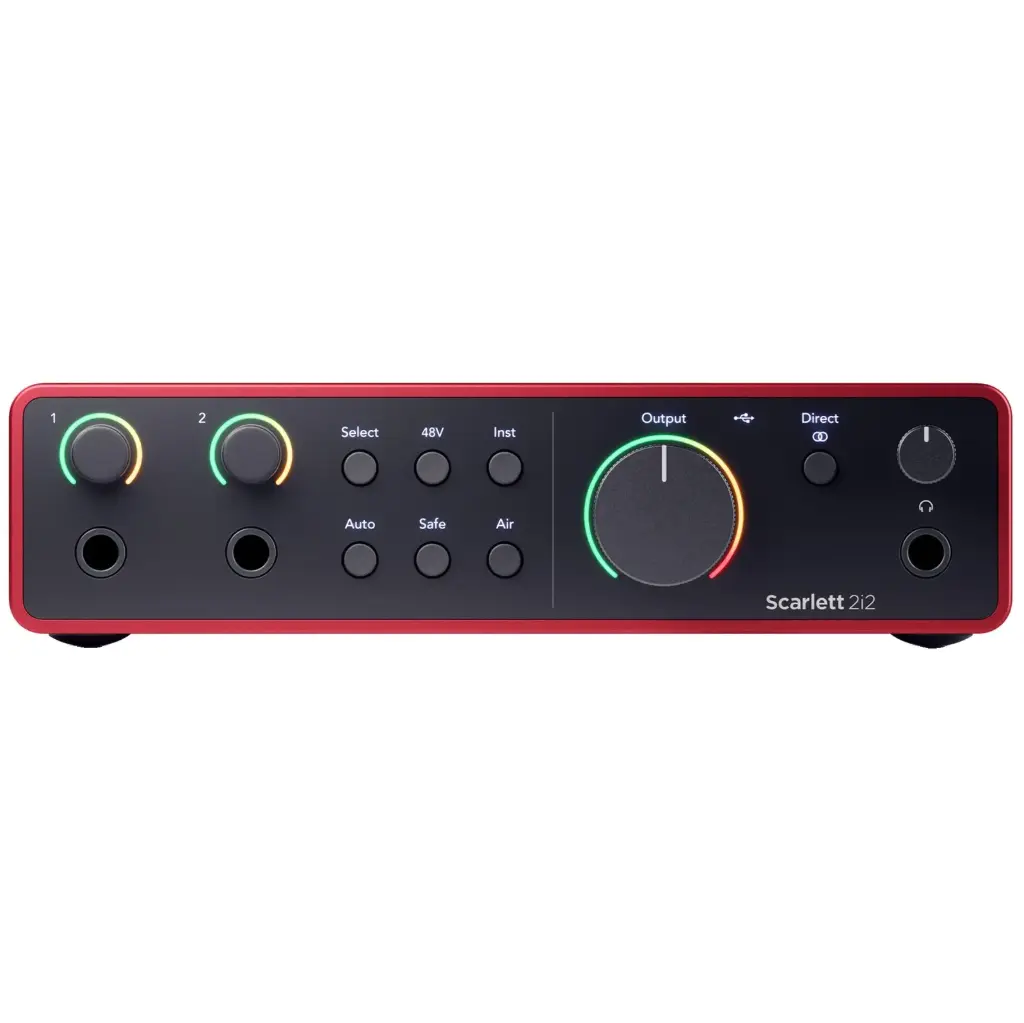 FOCUSRITE SCARLETT 2i2 4th Gen Interfaz de audio USB