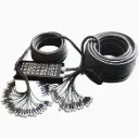 AUDIOSON AS-SN38X83-SP Cable Snake 32 XLR Hembras mas 8 XLR Machos Retorno 30mts Con Splitter 10mts