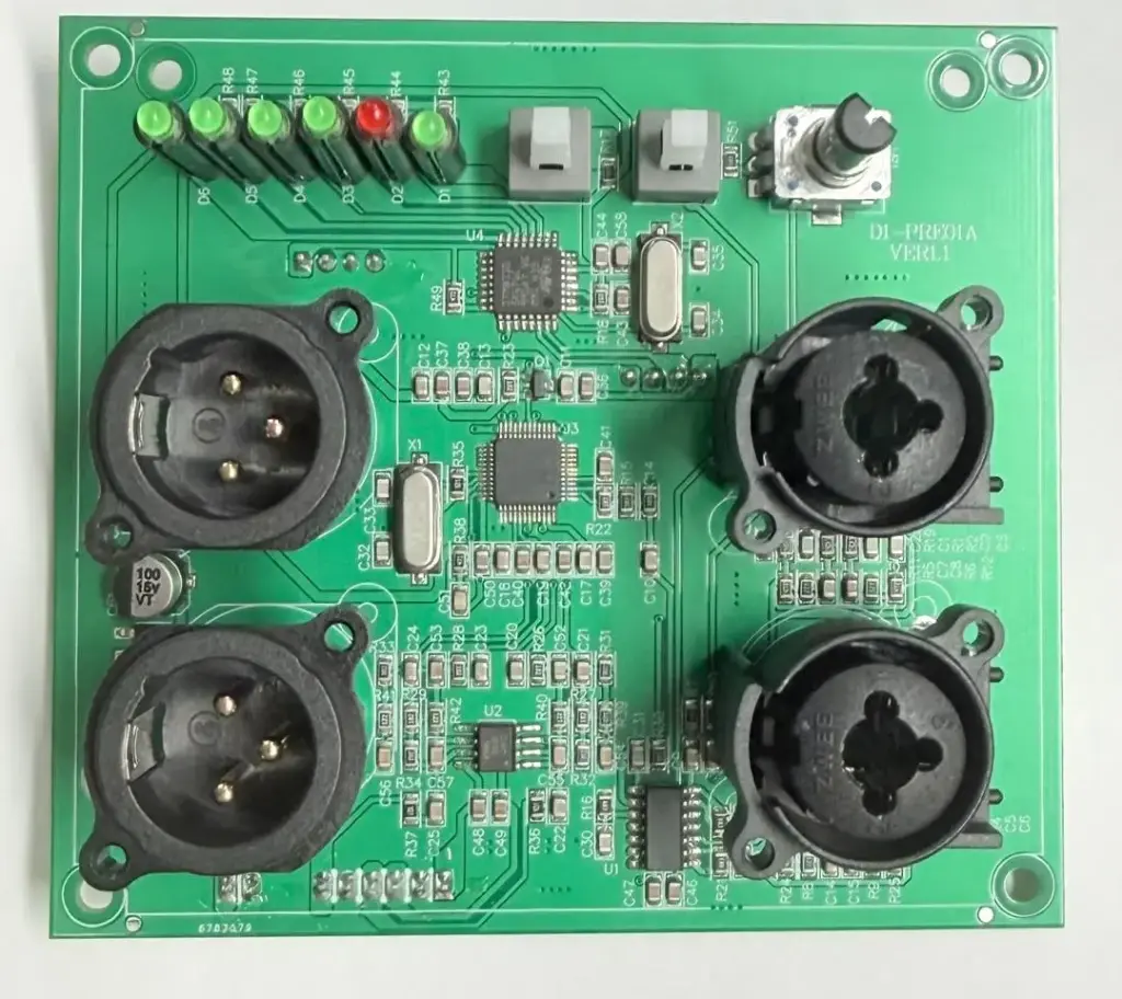 REPUESTO REEMPLAZO Tarjeta Moduló de Corneta Amplificada PA-D1-7.5K D1-PRE01A VER1.1