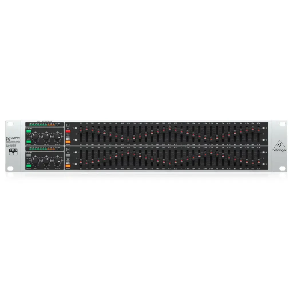 BEHRINGER FBQ3102HQ Ecualizador Gráfico 31 Bandas Estéreo Con detección de Feedback