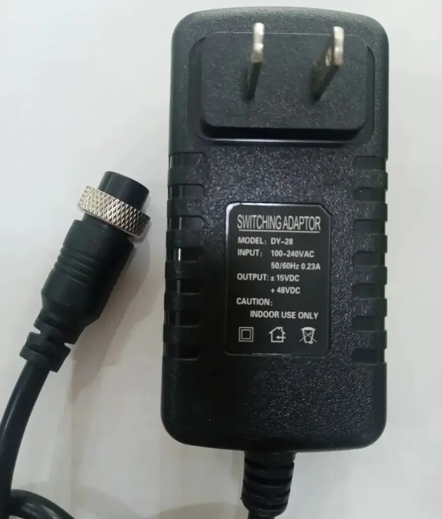 PHENYX PRO ADAPTADOR DE CORRIENTE DY-28 ENTRADA 100-240VAC SALIDA 15VDC y 48VDC PARA CONSOLAS PTX-15