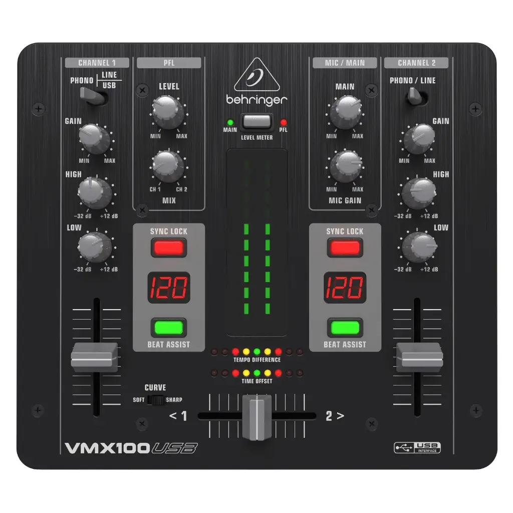 BEHRINGER VMX100USB Mezclador de Dj