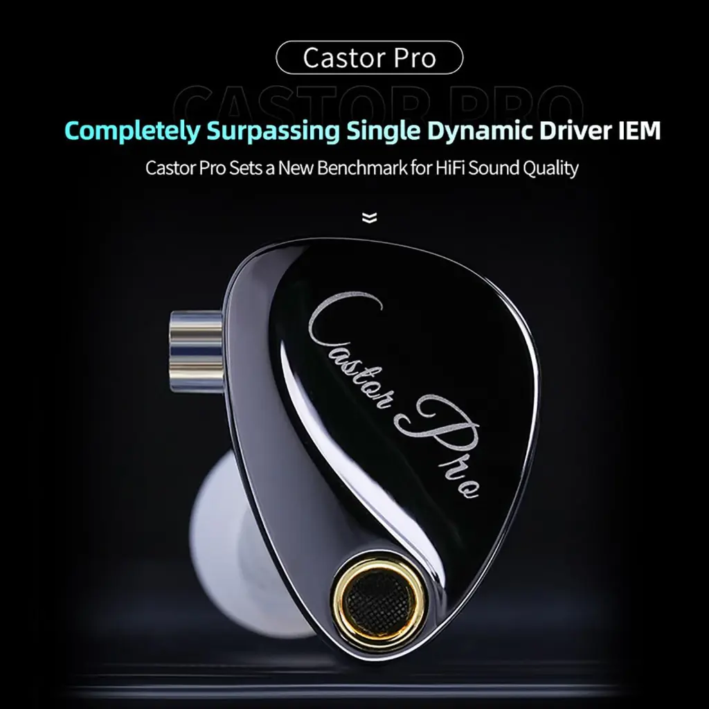 KZ LINSOUL CASTOR PRO con Micrófono Auriculares intrauditivos Audífonos De Monitoreo Alta Fidelidad IEM Con Cable Desmontable
