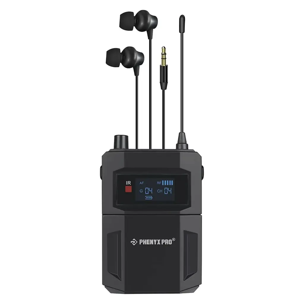 PHENYX PRO PMR-2 In-Ear Belt-Pack Para PTM-11, PTM-22 y PTM-33