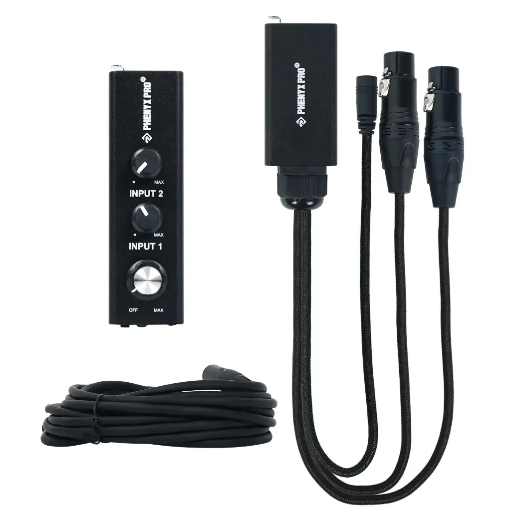 PHENYX PRO PWM-10 In-Ear Belt-Pack Monitor personal de Oído Estéreo (AMPLIFICADOR DE AUDIFONOS)