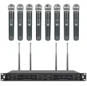 PHENYX PRO PTU-6000-8H MICROFONOS INALAMBRICOS Mano UHF 8 Canales