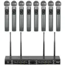 PHENYX PRO PTU-4200-8H MICROFONOS INALAMBRICOS Mano UHF 8 Canales