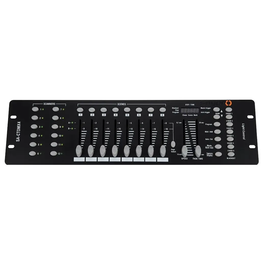 SAYPRO SA-CTDMX4 TD-192 DMX SHOW DESIGNER DMX512  Consola Controlador De Luces DMX 192 Canales