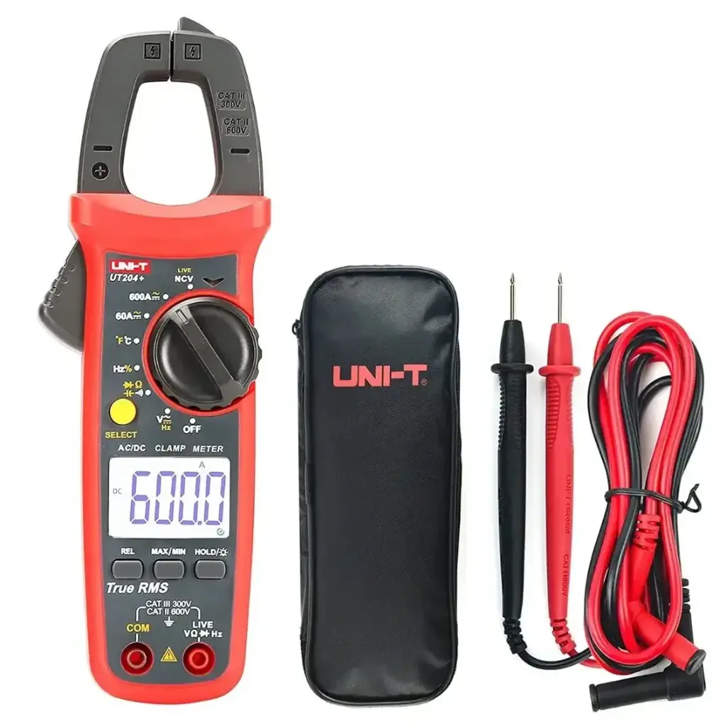 UNI-T UT204+ TESTER MULTIMETRO AMPERIMETRICA PINZA DIGITAL