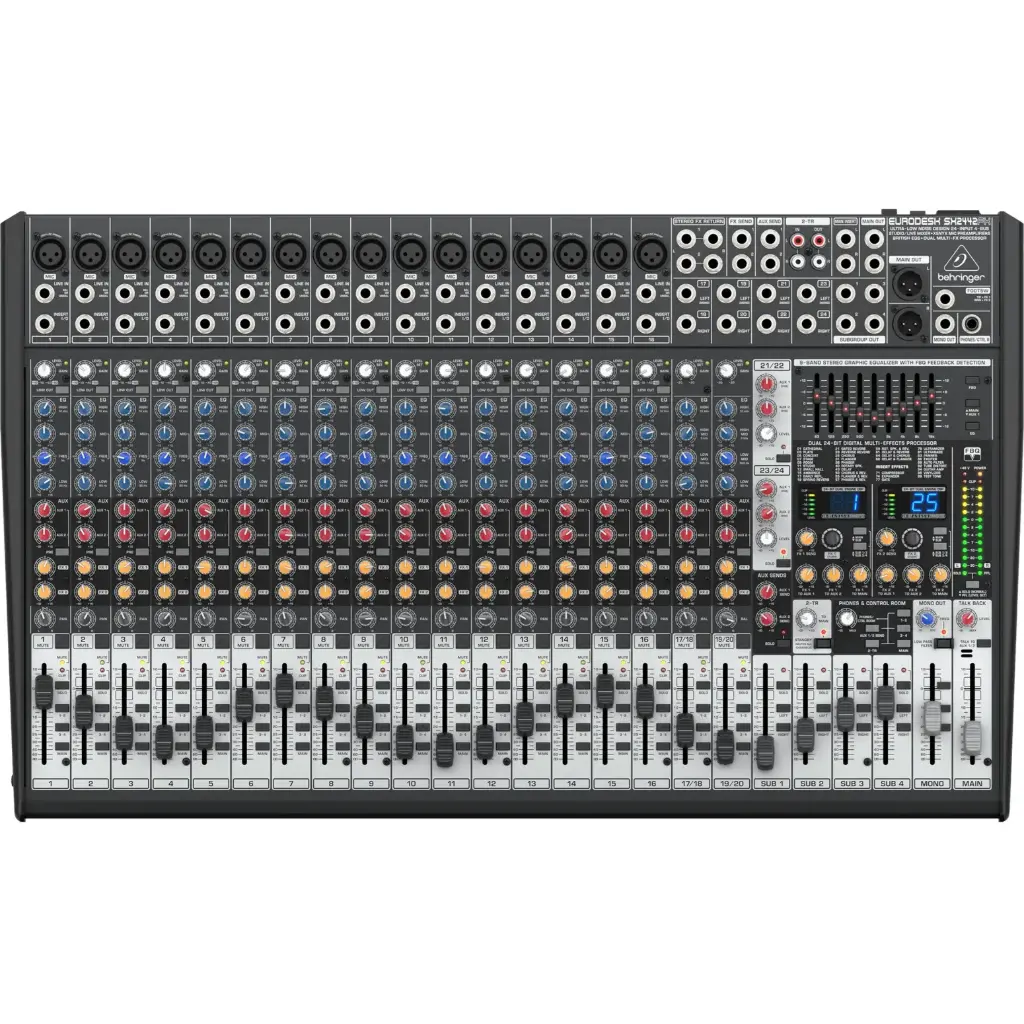 BEHRINGER SX3242FX Consola 32 Entradas, 4/2 BUS, con Efectos, USB