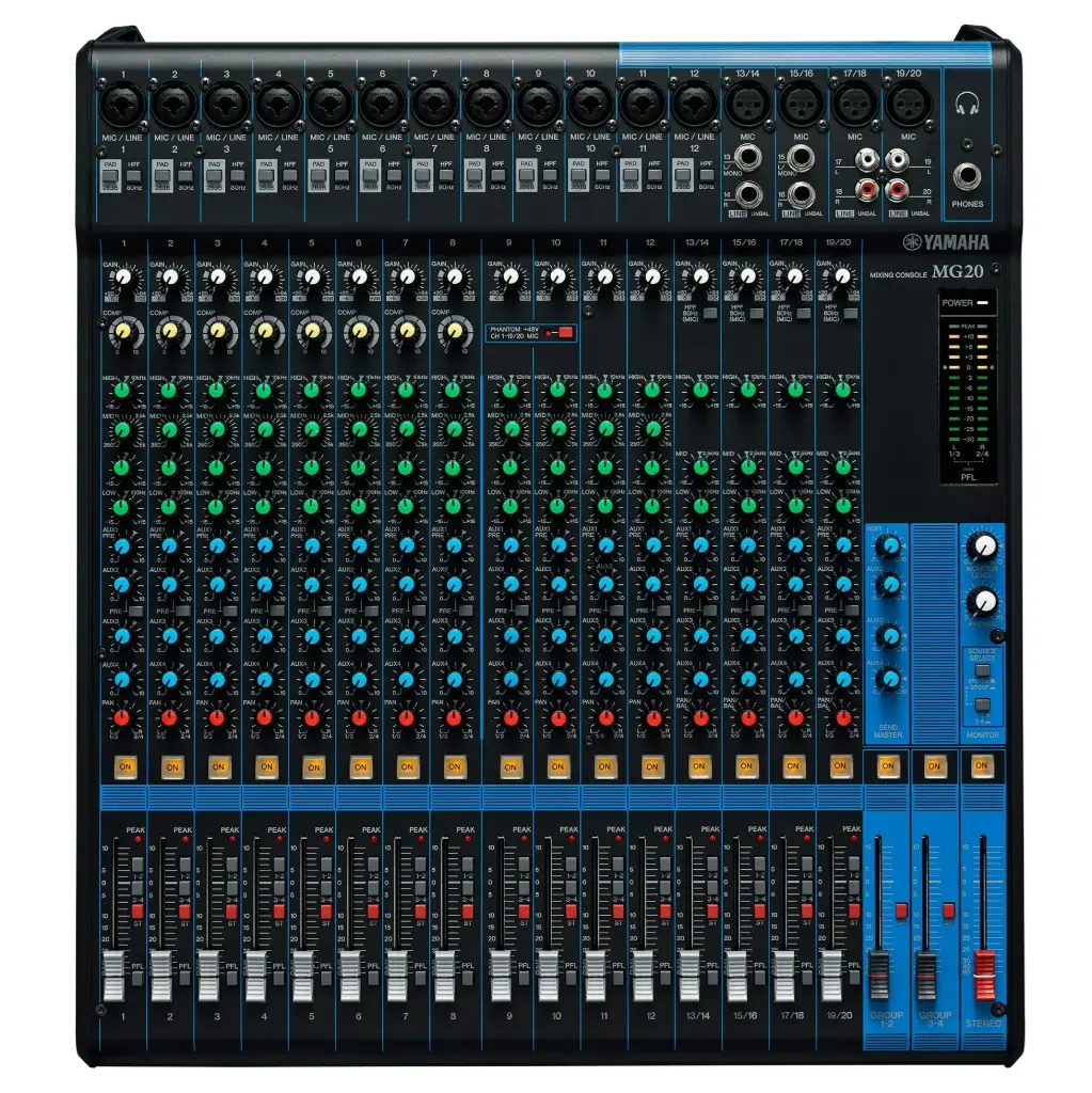 YAMAHA MG20 Consola Pasiva