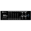 SHOW SEIKAKU MPA-4150 Amplificador Linea 70V-110V, 4 Zonas x 150W, Mezclador MP3+FM+BT