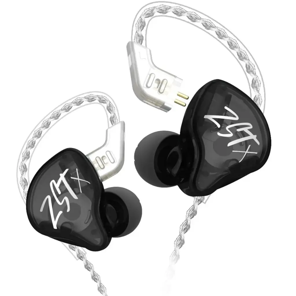 KZ ZST X Auriculares intrauditivos Audífonos De Monitoreo Alta Fidelidad IEM Con Cable Desmontable YINYOO