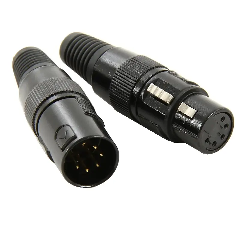 ACCU CABLE ACXLR5PSET Conector DMX XLR Hembra y Macho 5 Pines