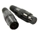 ACCU CABLE ACXLR5PSET Conector DMX XLR Hembra y Macho 5 Pines