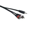 ACCU CABLE MP-15 Cable de Audio AUXILIAR ESTEREO DE MINI PLUG A DOBLE RCA MACHO