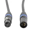 ACCU CABLE XLPRO-10 Cable de Micrófono XLR A XLR 3MTS