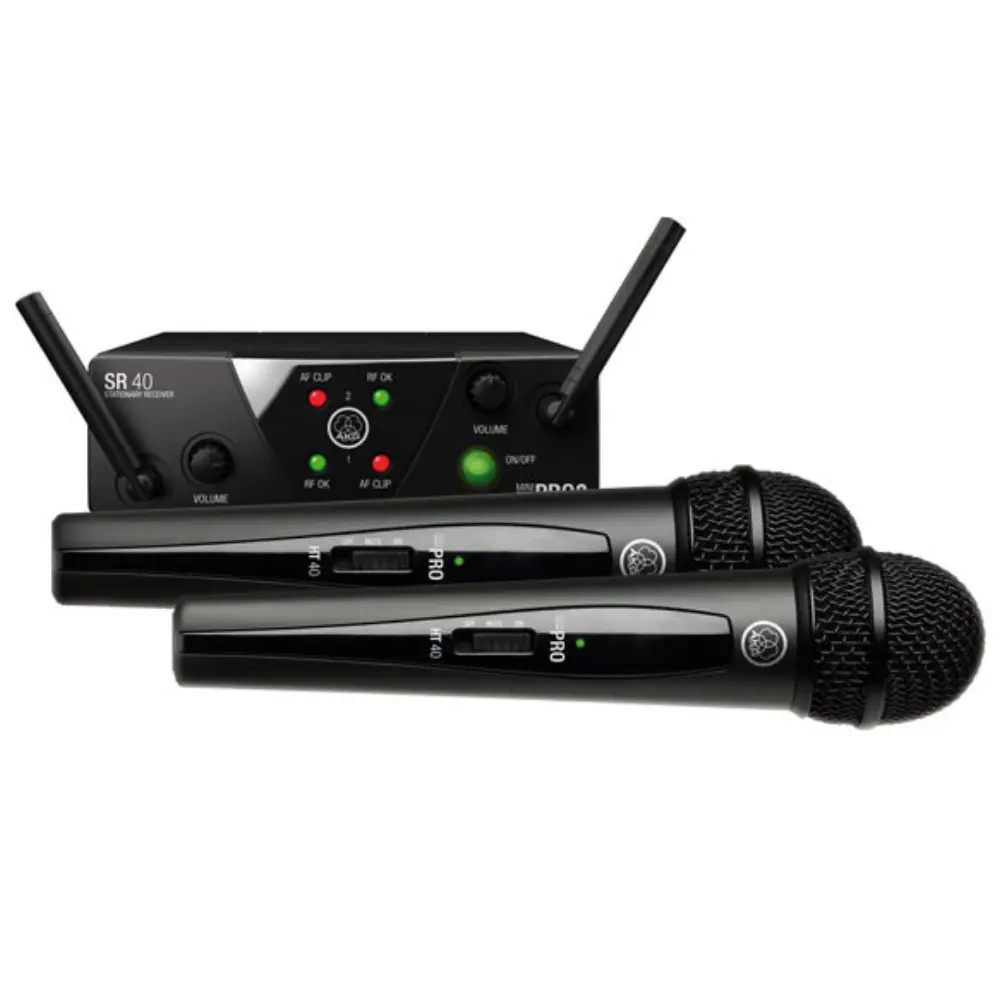 AKG WMS40 MINI VOCAL DUAL SET Micrófono Inalámbrico De Mano Doble