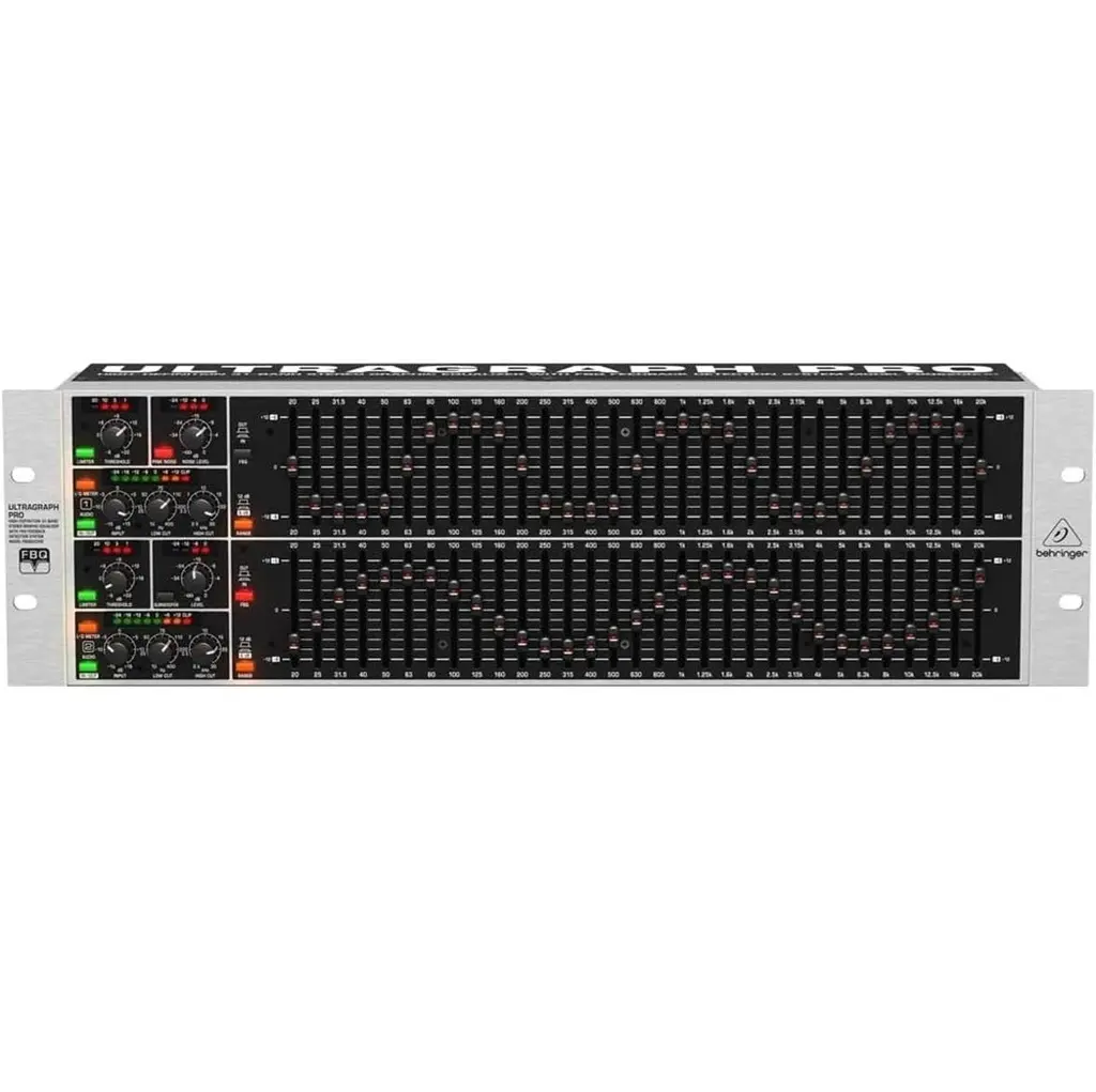 BEHRINGER FBQ6200HD Ecualizador Gráfico 31 Bandas Estéreo Con detección de Feedback